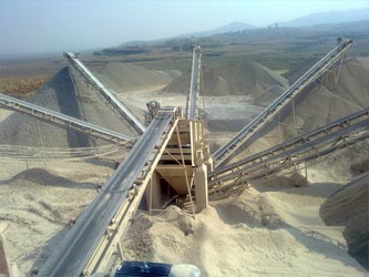 人工砂石生产线